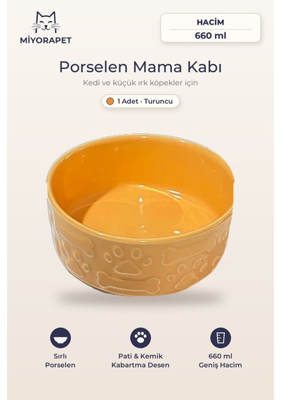 Mama Kabı Porselen-turuncu