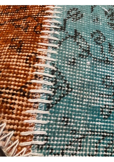 Tuğra Halı El Dokuma Patchwork Yün Halı 160 X 230