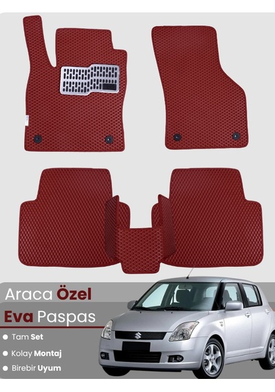 Suzuki Swift 2004-2010 Uyumlu Eva Paspas Tam Set Oto Paspas,araca Özel,kolay Montaj 891