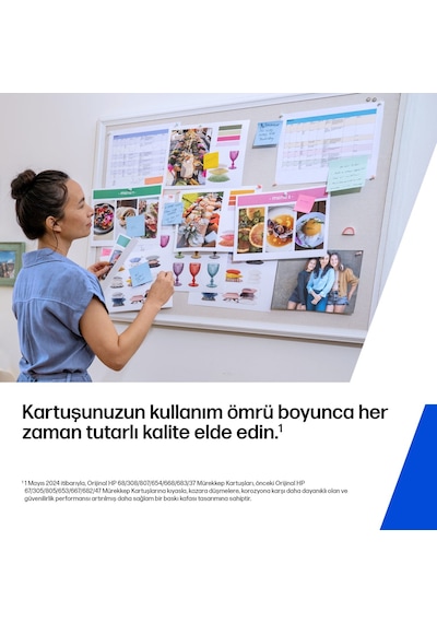 Hp 654 Üç Renkli  Mürekkep  Kartuş 7fp38ue