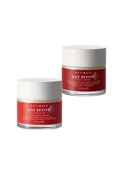 Optimals Age Revive Cilt Bariyerini Güçlendiren Ve Sıkılaştıran Gündüz Ve Gece Kremi 15 Spf