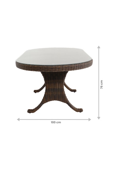 Sunsire 100x200 Rattan Bahçe Masa Takımı Rehome Sunsire 100x200 Rattan Bahçe Masa Takımı Rehome