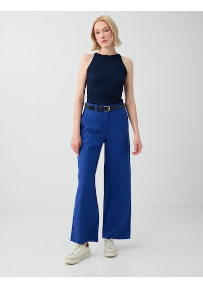 Jimmy Key Lacivert Dar Kesim Kolsuz Halter Yaka Basic Örme Atlet 6sw017829494