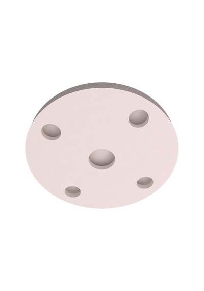 Motifpiyer Tavan Spot Göbek Tsg-Duz-Daire-56Cm Çap