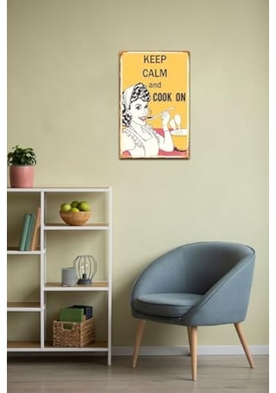 Ayrex Kağıt Duvar Posteri Keep Calm And On Retro Drtr0029