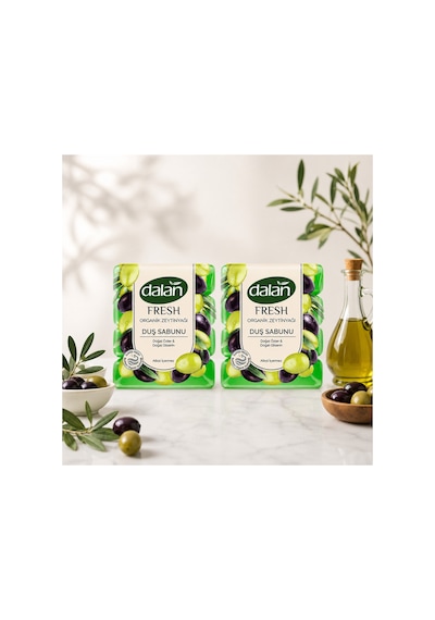 Fresh Organik Zeytinyağlı Duş Sabunu 600 G 150gx4 X2 Adet Diğer