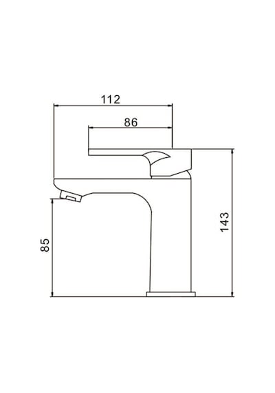 Yuen Banyo Lavabo Bataryası Krom Renk Modern Tasarım 5 Yıl Garanti Gold