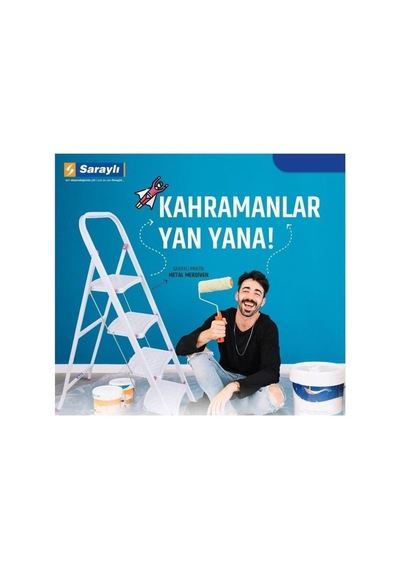 3 ' Lü Pratik Metal Merdiven Genel