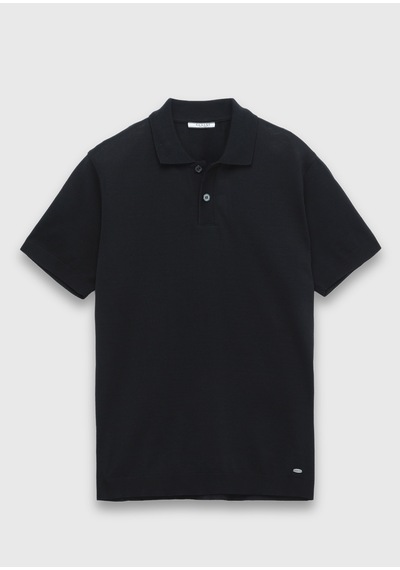 Ramsey Siyah Düz %100 Pamuk T-shirt