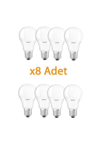 Osram 10W 75W E27 Led Ampul 6500K Beyaz 8 Adet