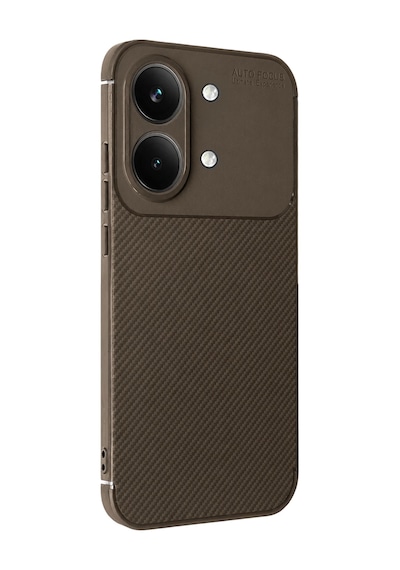 Newface - 942 - Xiaomi Poco X8 Pro Max Auto Focus Karbon Kapak - Metemıx - - Kahverengi