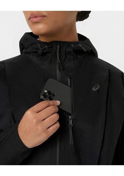 Asics Fujıtraıl Elıte Waterproof Jacket Kadın Siyah Ceket 2012d481-001