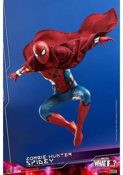 Hot Toys Zombie Hunter Spidey Sixth Scale Figure TMS38 - 909046 / Marvel Comics / What If…?