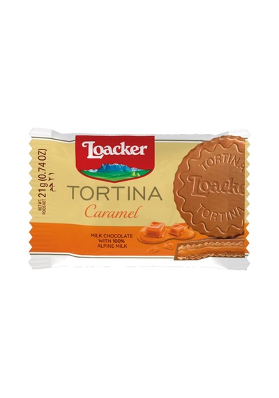 Loacker Loacker Tortina Karamel 21g