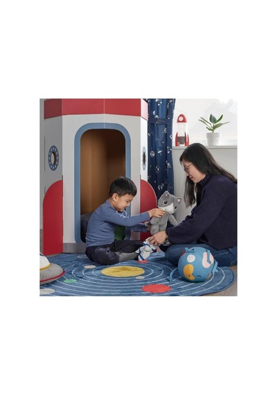 Aftonsparv 28 Cm Çıkarılabilir Astronot Giysili Kedi Yumuşak Peluş Oyuncak Gri Uzay Temalı 678945777474744
