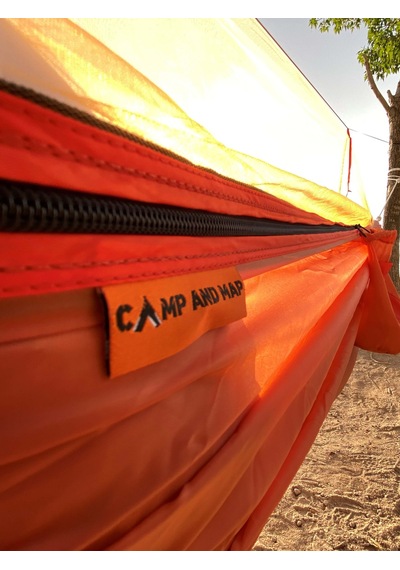 Camp And Map Cibinlikli Hamak 175 Kg Taşıma - Turuncu Turuncu