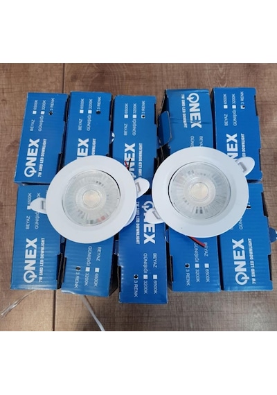 10 ADET 7 W BEYAZ RENK LED SPOT