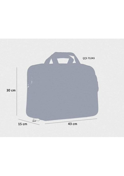 Ççs Ççs71243 Unisex Laptop & Evrak Çantası Siyah