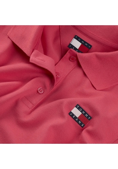 Tommy Hilfiger Tjw Crp Badge Ss Pol, Xı2 Pembe Kadın T-shirt & Polo
