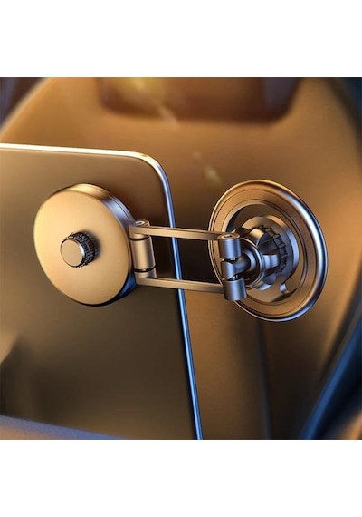 Polham Universal Torpido Üstü Araç Içi Mıknatıslı Telefon Tutucu, Süper 4x Mıknatıslı Titremez, Sarsılmaz