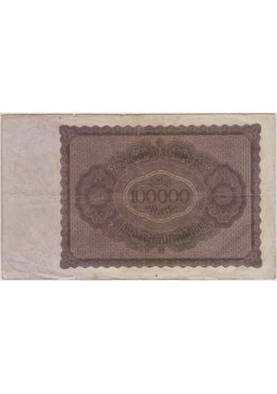 Almanya 100.000 Mark 1923 Çok Temiz.