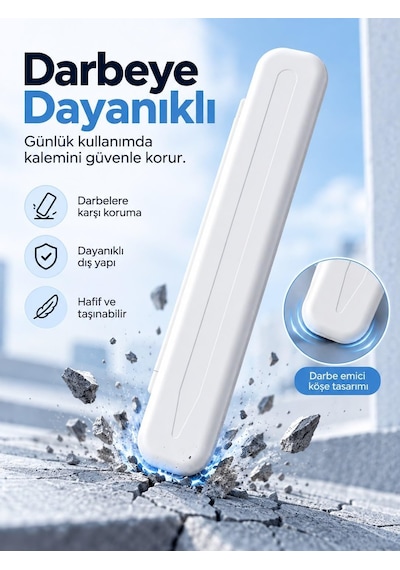 Lexroo Pencil 2. Nesil Ve 1. Nesil İçin Kapaklı Saklama Kutusu Standart