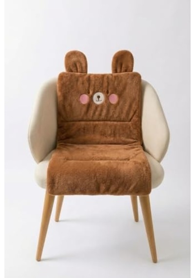 Orret Home Ayıcık Emojili Peluş Sandalye Ve Koltuk Minderi 65x42 Cm, Lastikli Sırt Destekli Minder, Yumuşak Peluş Kumaş, Arkası Lastikli Tasarım, Ev Ve Ofis Sandalyeleri İçin Oturma Minderi Kahve Açık Altın Orret Home Ayıcık Emojili Peluş Sandalye Ve Koltuk Minderi 65x42 Cm, Lastikli Sırt Destekli Minder, Yumuşak Peluş Kumaş, Arkası Lastikli Tasarım, Ev Ve Ofis Sandalyeleri İçin Oturma Minderi Kahve Açık Altın