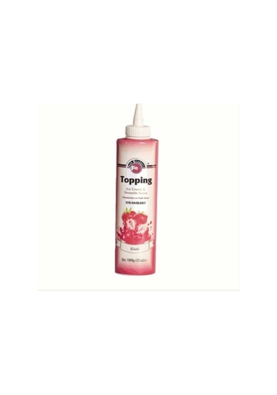 Topping Çilek Aromalı Dondurma Ve Tatlı Sosu 1000gr Diğer