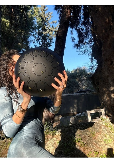 Steel Tongue 13 Notalı Handpan Motivasyon Davulu Ritim Davulu A Kalite Çelikten Yapılmıştır