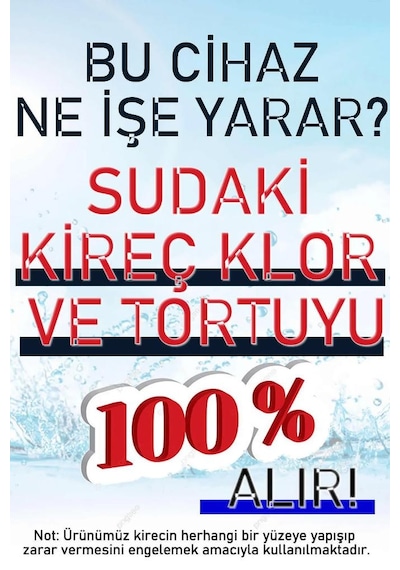 Daire Ve Bina Girişi Için Kireç-klor-tortu Önleyici Üçlü Set Arıtma Sistemi