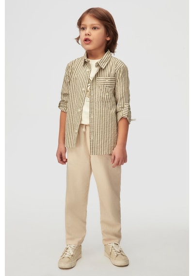 Nk Kids Erkek Gömlek 25ynk48521 Haki