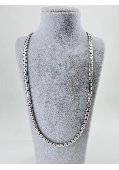 Gri Çelik Çelik Kolye 60 Cm - Ekl0056 Çok renkli