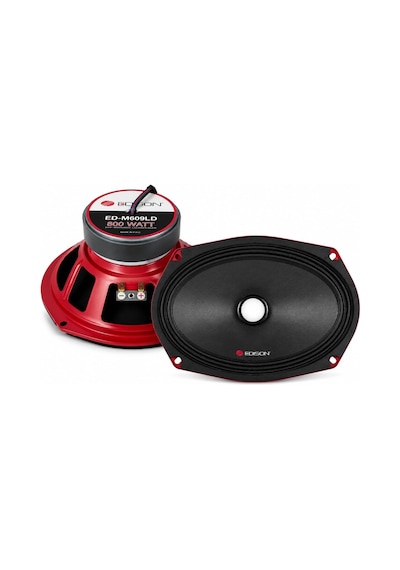 Tr Edison Ed-m609ld 6x9 Oval Midrange Hoparlör, 120 Watt Rms, 800 Watt Maksimum, 90 Hz 8 Khz, 7 Renk Rgb Led