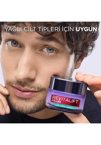 Revitalift Filler Yağlanma Karşıtı Su Bazlı Nemlendirici Jel Krem - Salisilik Asit &amp Hyaluronik Asit