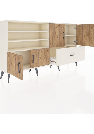 Arges Konsol 5 Raflı Tek Çekmeceli 4 Kapaklı 176x30x99 Aytaşı-çam Aytaşı-çam/aytaşı Arges Konsol 5 Raflı Tek Çekmeceli 4 Kapaklı 176x30x99 Aytaşı-çam Aytaşı-çam/aytaşı