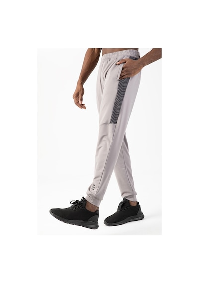 Maraton Sportswear Regular Erkek Ribana Paça Basic Gri Eşofman Altı 21001 Gri