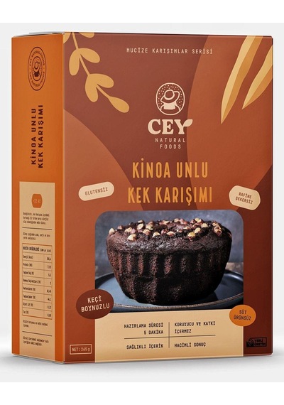 Cey Kinoa Unlu Kek Karışımı 265gr