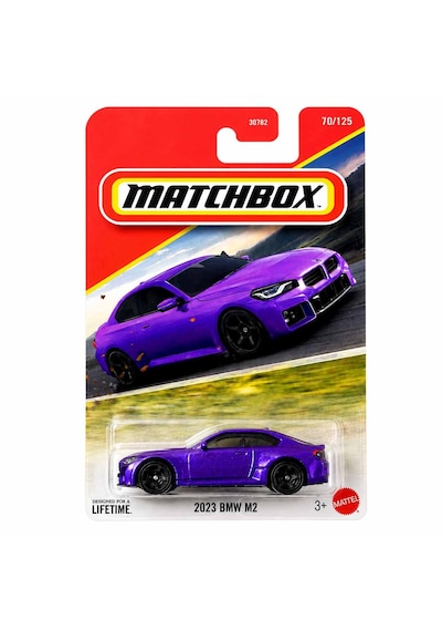 Matchbox 1:64 Scale 2023 Bmw M2 For 3 Years & Above 70/125 Purple Short Card