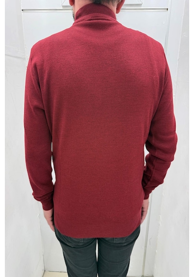 Santa Dmctekstil Erkek Düz Snt-8109 Spor Kesim Rahat Kalıp Yarım Balıkçı Yaka Kışlık Yünlü Kazak Bordo Santa Dmctekstil Erkek Düz Snt-8109 Spor Kesim Rahat Kalıp Yarım Balıkçı Yaka Kışlık Yünlü Kazak Bordo