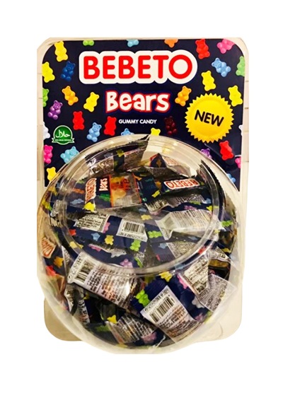 Bebeto Bears Mini Ayıcık Jelibon 8gr 80'li Küre