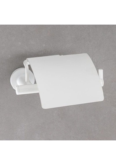 Kapaklı Tuvalet Kağıtlığı Beyaz Renk 85x118x170 Mm Çok Renkli