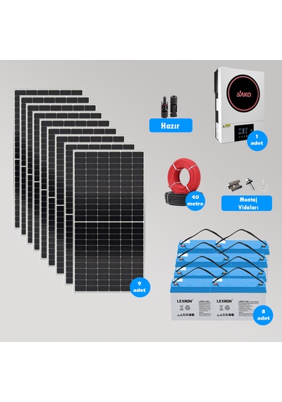 Cks Enerjı 6.2 Kw Hazır Solar Paket Kolay Kurulumm Maksimum Paket