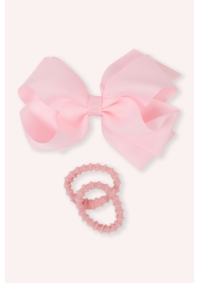 Panço Kız Çocuk Pembe 3'lü Toka Seti