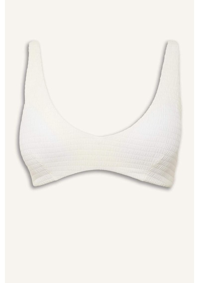 Defacto Regular Fıt Kırışık Dokulu Kumaş Kapalı Beyaz Bikini Üstü G3996ax26smwt16 Beyaz-wt16 Defacto Regular Fıt Kırışık Dokulu Kumaş Kapalı Beyaz Bikini Üstü G3996ax26smwt16 Beyaz-wt16