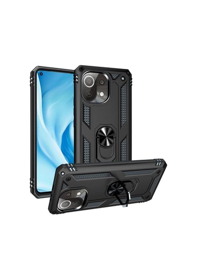 Xiaomi Mi 11 Lite Kılıf Sofya Yüzüklü Silikon Kapak