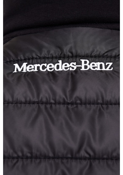 Uniprom Şişme Yelek Mercedes Logolu Ray Desen Siyah Erkek