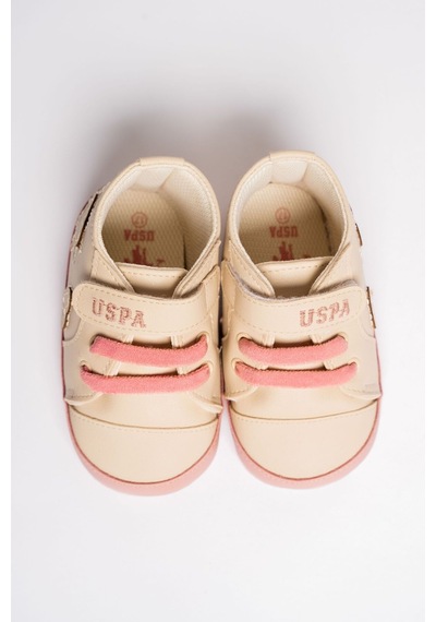 U.S. Polo Assn. U.s Polo Assn. Kız Bebek Krem Ayakkabı 5274-50184 Krem