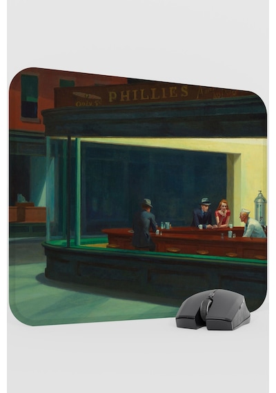 Nighthawks Gece Kuşları Tablo Hopper V5 48x40 Xl Gaming Kauçuk Kaymaz Taban Mouse Pad Fare Altlığı