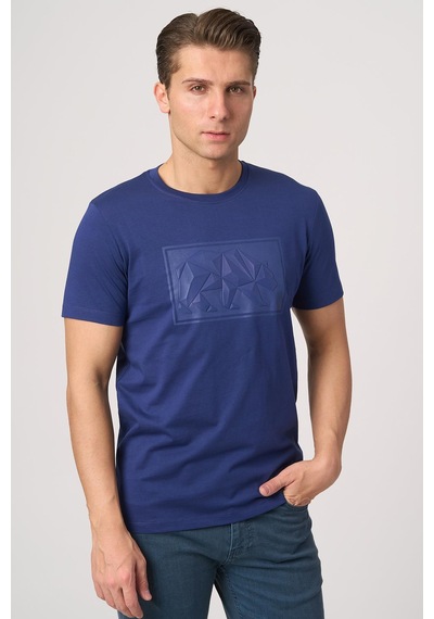 White Stone 2025-y 3115 Bisiklet Yaka Tshırt Navy NAVY