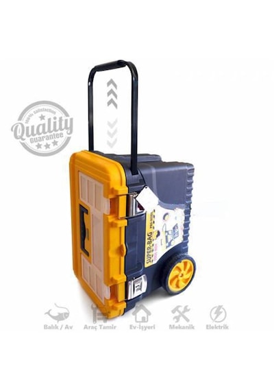 Super-Bag Pro Mobil Büyük Tekerlekli Takım Çantası